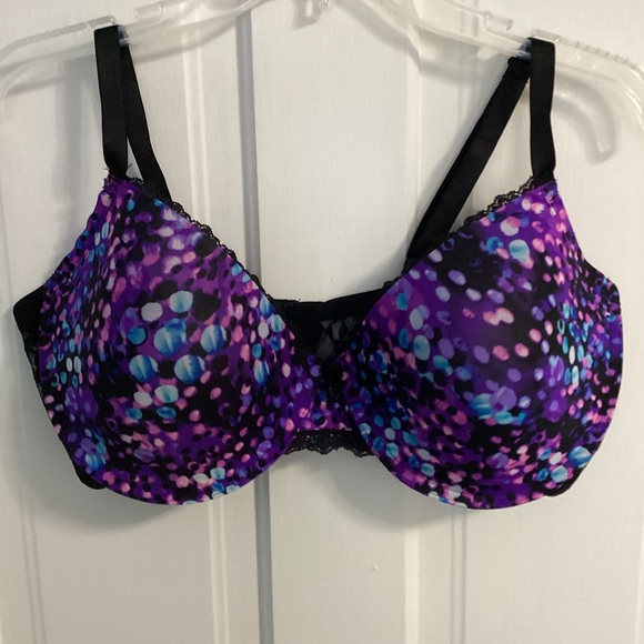 smart & sexy Other - SMART & SEXY: purple blue black polkadot lightly padded bra 42DD